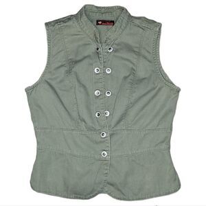 Adorable First‎ Kiss Military greenVest